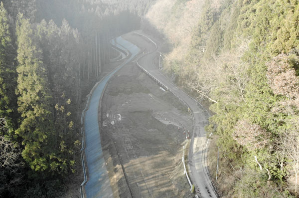 管内一円(上杉和知線) 電源立地地域対策交付金工事 施工写真