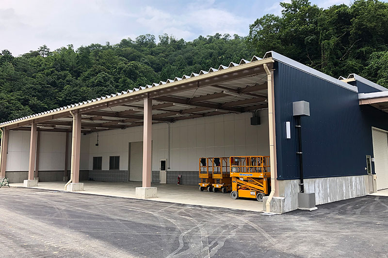 リサイクル施設整備工事（建築本体工事） 施工写真