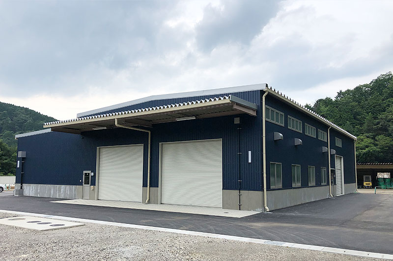 リサイクル施設整備工事（建築本体工事） 施工写真